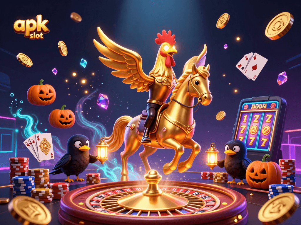 JKTOK apk slot menampilkan kombinasi unik dari karakter menarik di kasino malam dengan efek yang cemerlang.