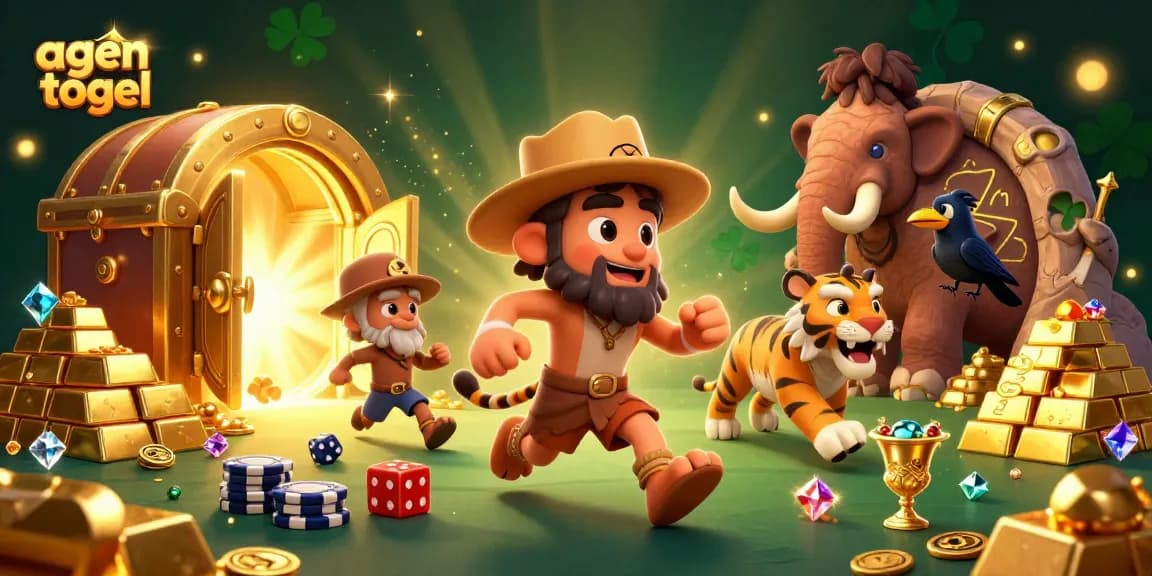 Mengalami keseruan agen togel dengan karakter kartun 3D dan suasana kasino prasejarah yang mengesankan.