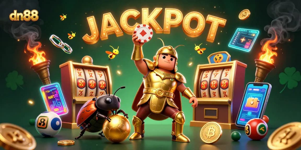Celebrate your wins with dn88's jackpot games featuring dynamic lottery elements and casino action.