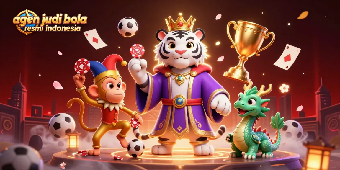 Engage with agen judi bola resmi indonesia through exciting sports betting, featuring dynamic characters and vivid gaming elements.