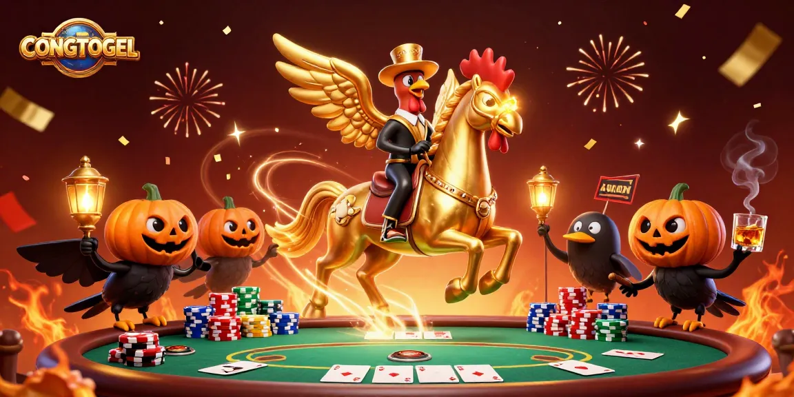 Experience thrilling gaming action at CONGTOGEL with a vibrant midnight casino scene.