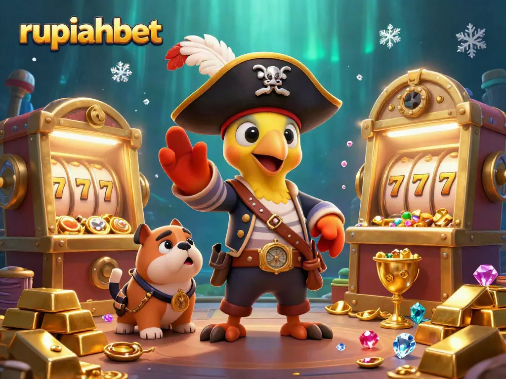 Engage in exciting gaming with rupiahbet as a pirate captain and crew discover treasures in a vibrant casino world.