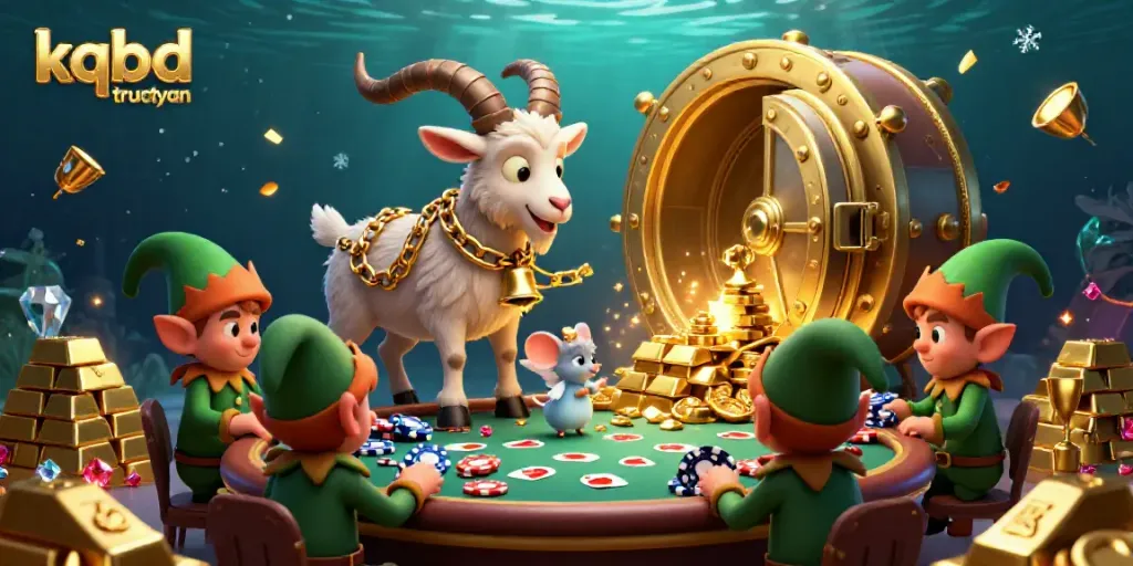Engage in kqbd tructuyen action with our festive casino scene featuring playful chaos and charming characters.