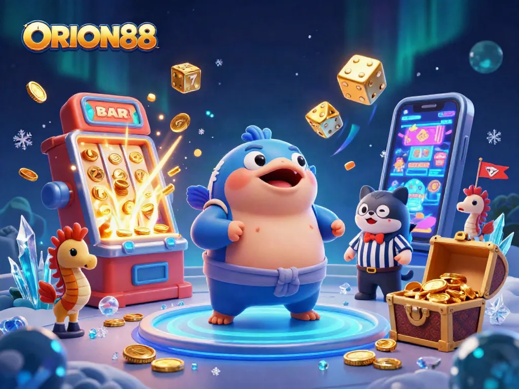 Play thrilling games at ORION88 with exciting jackpot bursts and fantastical underwater characters.