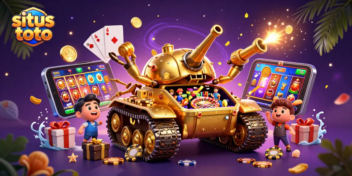 Raih kemenangan di situs toto dengan kasino mini dalam tank kumbang emas raksasa.