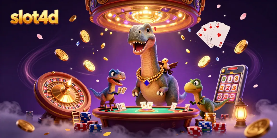 Rasakan keseruan slot4d dengan permainan kartun di kasino penuh koin emas dan cahaya.