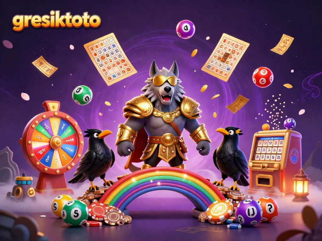 Experience excitement with gresiktoto as Odin and his ravens navigate the vibrant online gaming landscape.