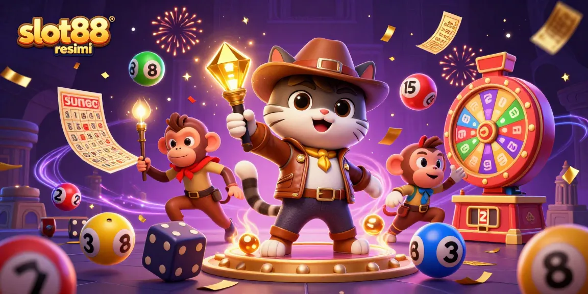 Menangkan slot88 resmi dengan petualangan arkeolog kucing di kuil kasino.