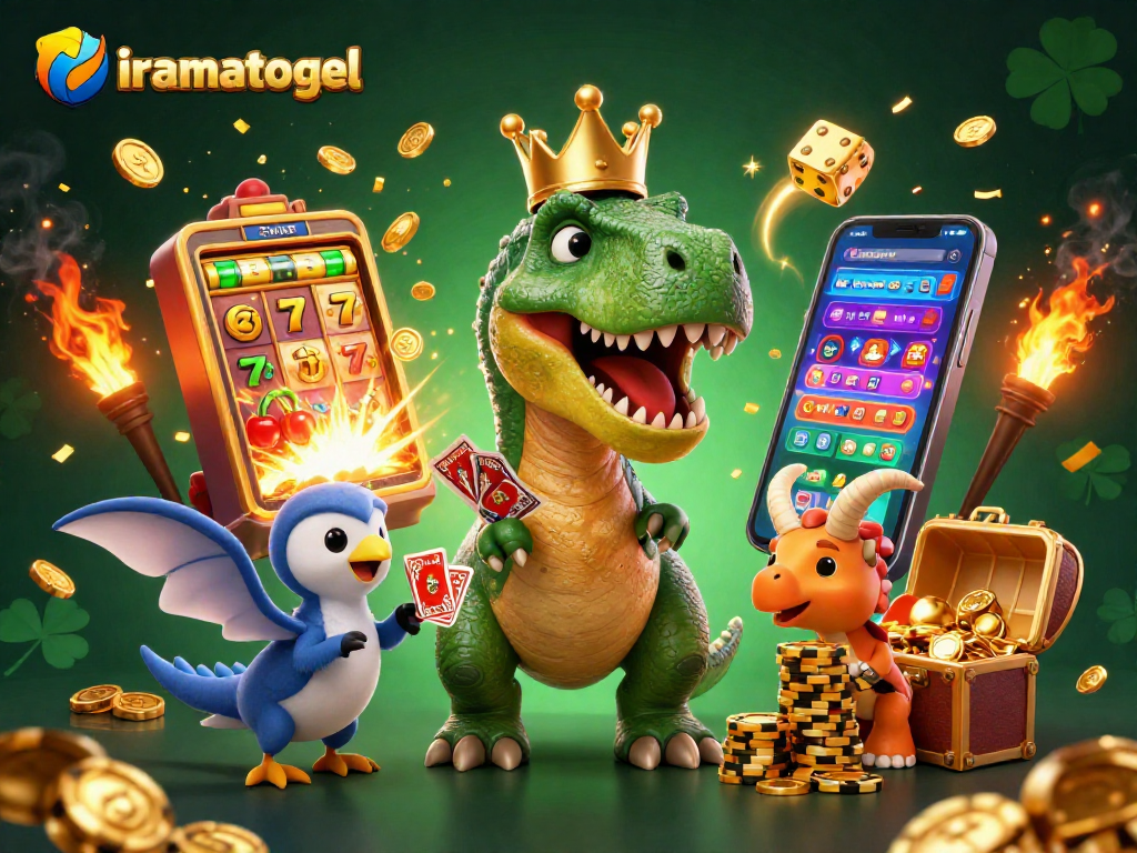 Menangkan hadiah besar dengan iramatogel saat T-Rex dan teman-teman beraksi di kasino!