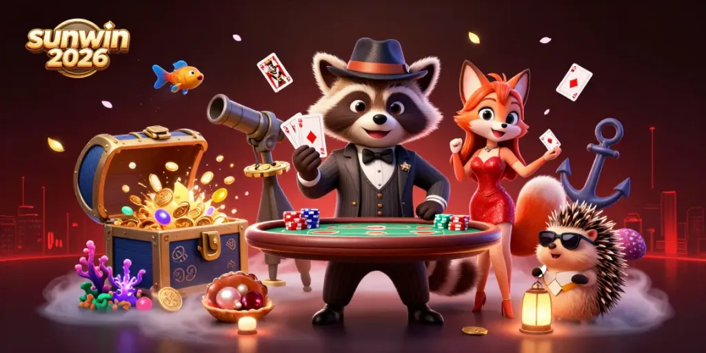 Experience thrilling gameplay with sunwin 2026, featuring poker action and vibrant casino visuals.