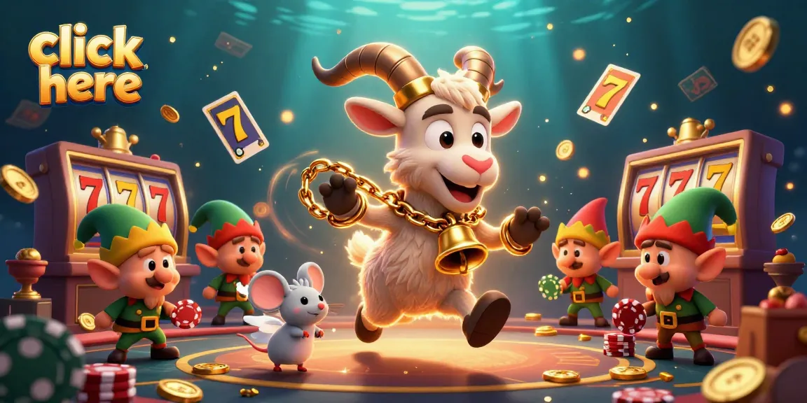 Spin to win with our festive Krampus and angel mouse at the click here casino
