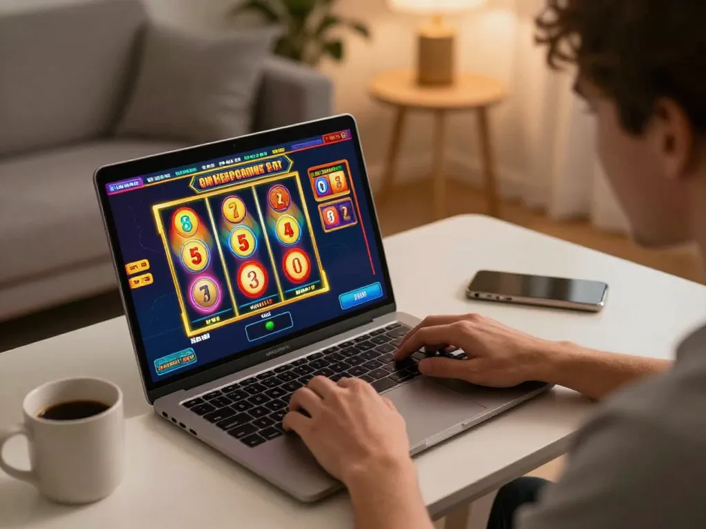 Bergabung dalam permainan slot online hwg500, menampilkan gulungan yang cerah dan pengaturan permainan yang nyaman