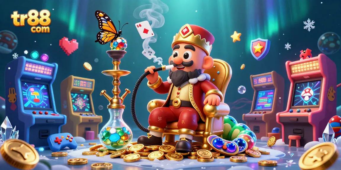 Engage with tr88 com's vibrant casino world, where a cartoon caterpillar masterfully blends gaming and elegance.