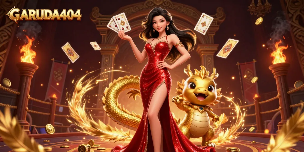Engage in thrilling gaming adventures with GARUDA404, featuring dynamic characters and a vibrant casino atmosphere.