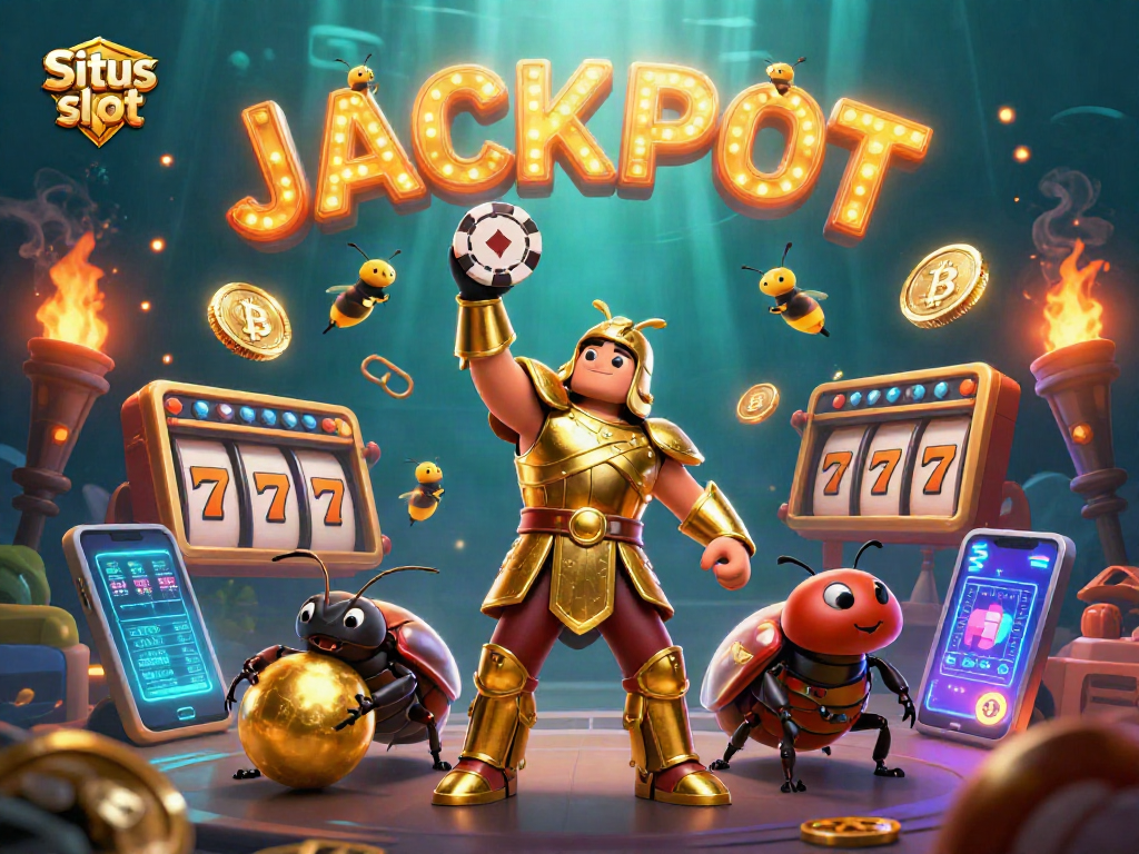 Memenangkan jackpot di Situs Slot dengan serangan luar biasa dari karakter lucu dan simbol keberuntungan.