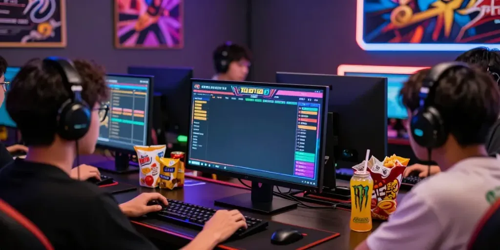 Pemain dewitogel terlibat dalam permainan togel online dengan grafik yang menarik di layar komputer