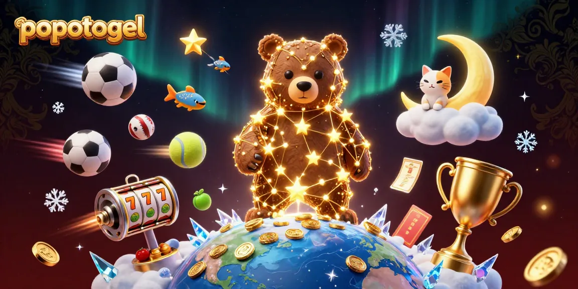 Engage with popotogel's vibrant universe filled with coins, lucky symbols, and dynamic gameplay elements.