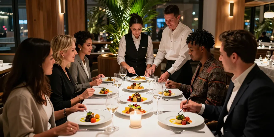 Sydney303 Login experience at TrestleOnTenth, showcasing a vibrant dining setup with diverse dishes.