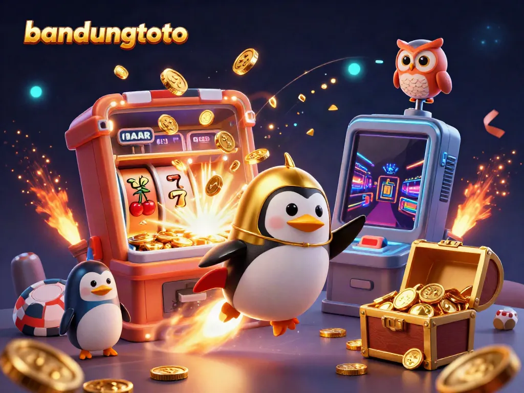 Experience exhilarating wins with bandungtoto at a 3D casino, highlighting slot techniques and vibrant gameplay.