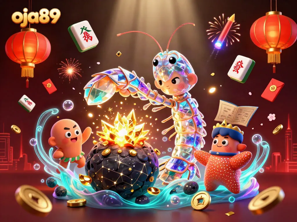 Menangkan game dengan oja89 dalam ilustrasi 3D yang meriah dan detail ini.