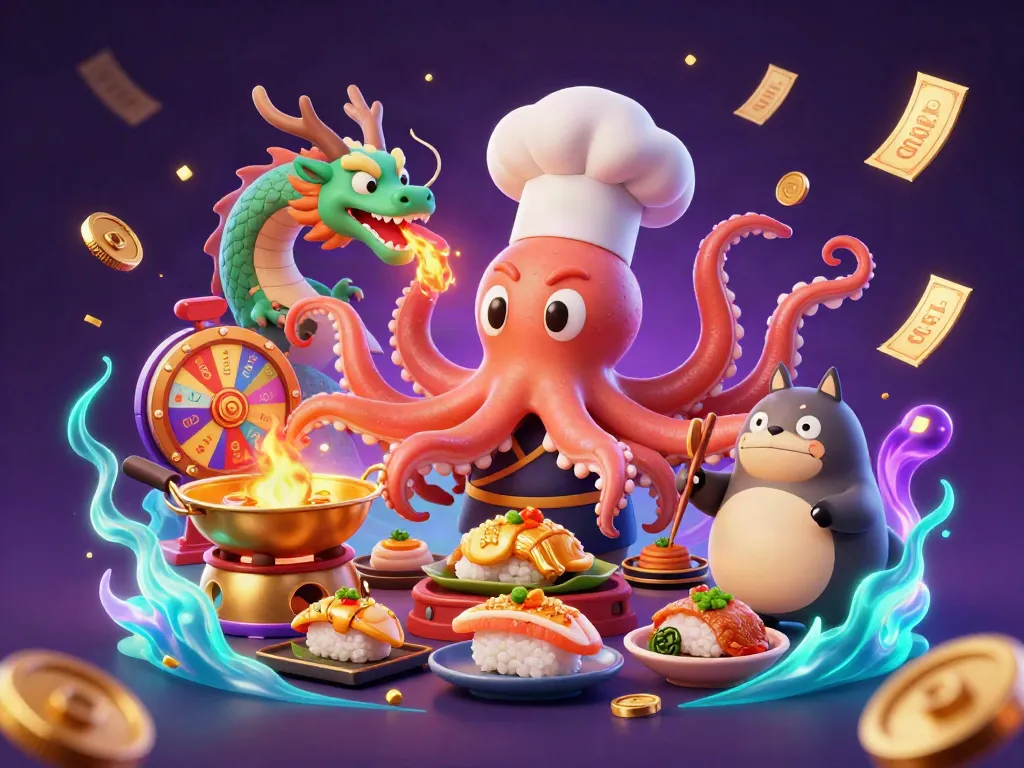 Engage with TG 88's vibrant 3D illustration showcasing dynamic lottery elements and captivating characters.