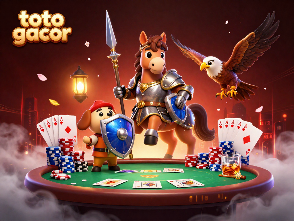 Mengungkap kemenangan di toto gacor dengan permainan poker dan karakter yang dramatis.