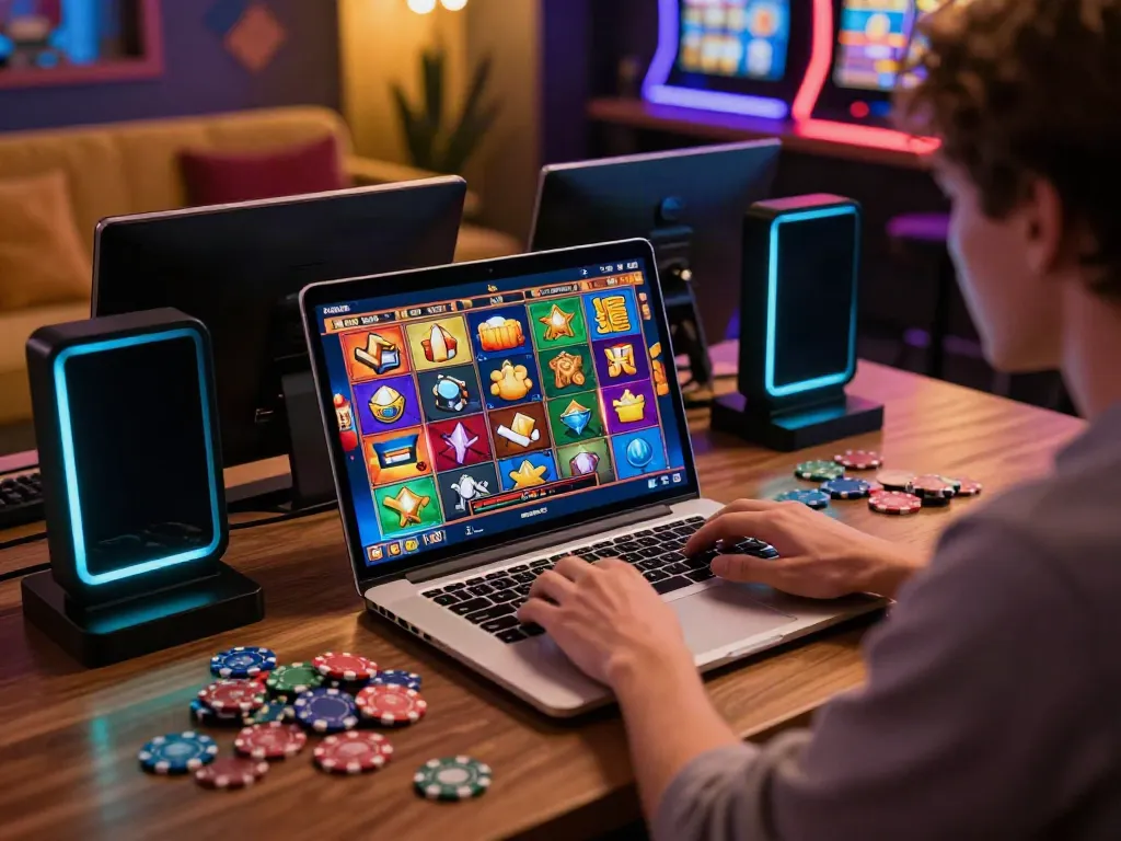 Pemain NAGAHOKI303 menikmati pengalaman bermain slot online dengan tampilan mesin slot yang cerah dan menggairahkan.