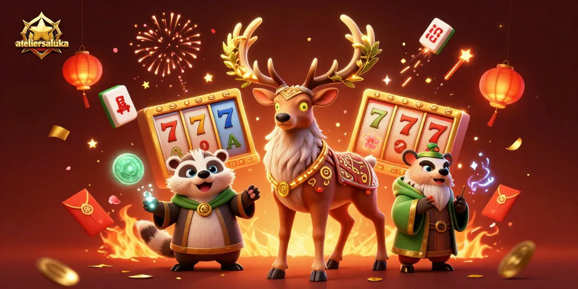 Experience thrilling gaming adventures with ateliersaluka as the druid stag guides your slot victories.