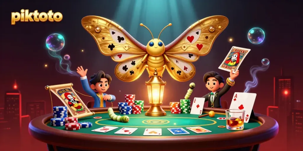 Engage in thrilling gameplay at piktoto with vibrant casino scenes and dynamic characters.