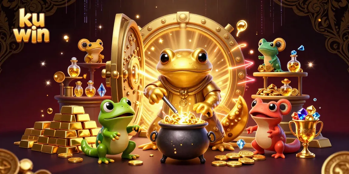 Experience explosive gaming excitement with ku win in a captivating golden alchemist scene.