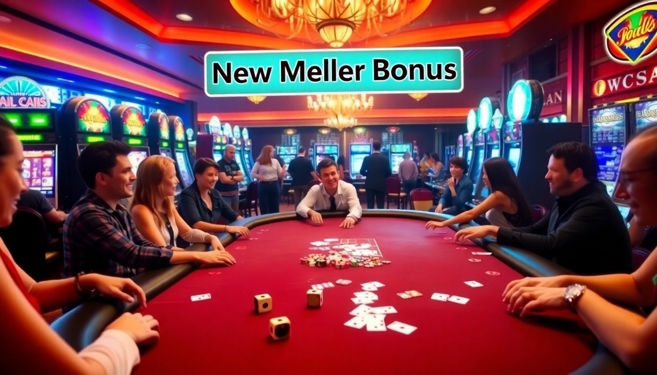 Experience thrilling gameplay with our bonus new member offer at the vibrant casino tables.