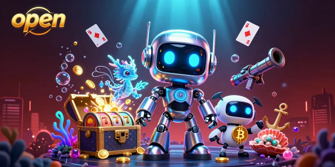 Experience thrilling action with open jackpots in this vibrant casino scene.