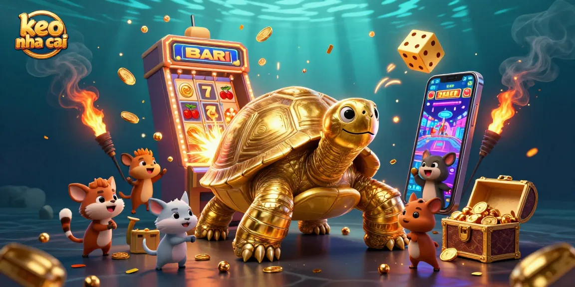 Experience keo nha cai with a vibrant 3D casino scene filled with excitement and jackpot wins.