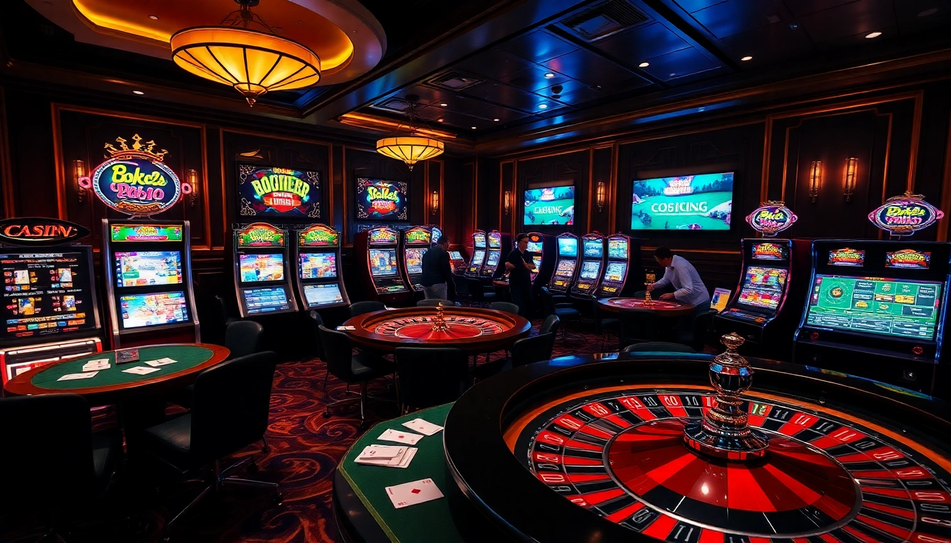 Engaged gamblers enjoying games at https://luck8com.host/ in an elegant online casino setting.