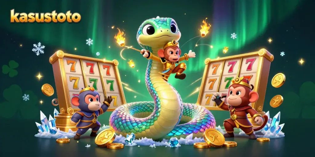 Kasustoto mempersembahkan permainan slot yang menarik dengan karakter seru dalam ilustrasi 3D yang dinamis.