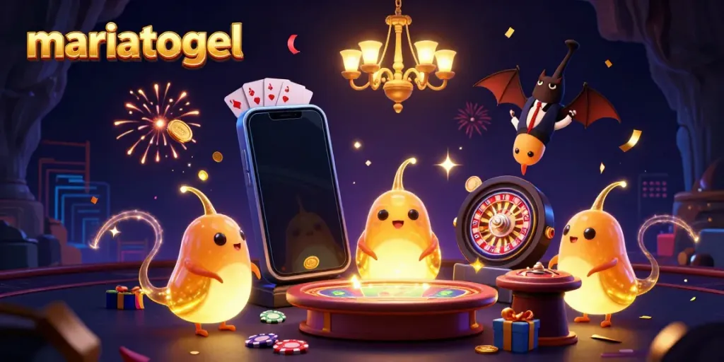 Experience the vibrant world of mariatogel with a glowing cave casino scene full of energy and excitement.