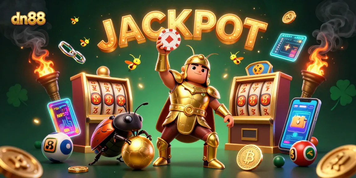 Celebrate your wins with dn88's jackpot games featuring dynamic lottery elements and casino action.