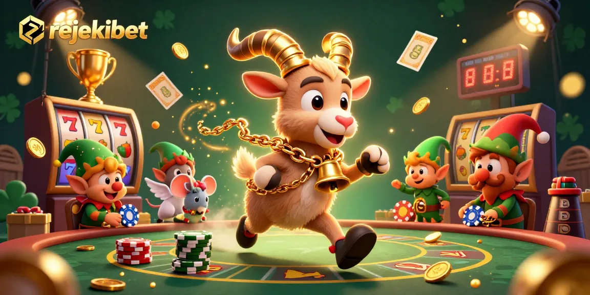 Experience thrilling gameplay at rejekibet with vibrant casino elements and colorful characters in an exciting scene.
