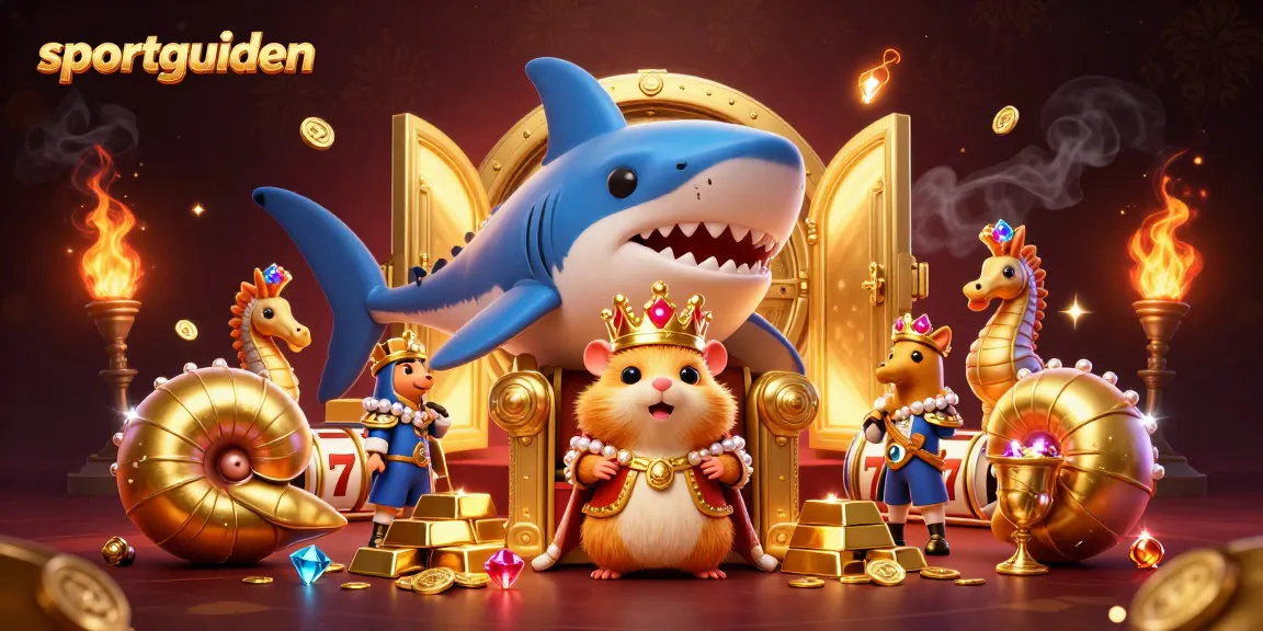Permainan slot interaktif sportguiden dengan karakter kartun dan elemen kasino yang mencolok.